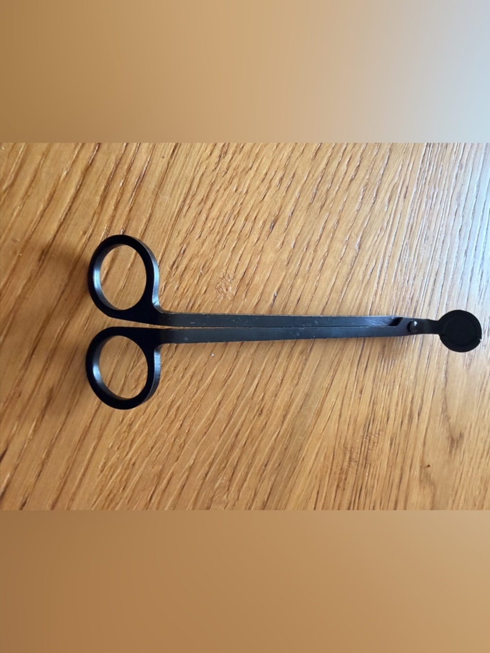 Matte Black Stainless candle wick trimmer